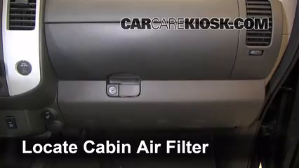 2001 Nissan xterra cabin air filter